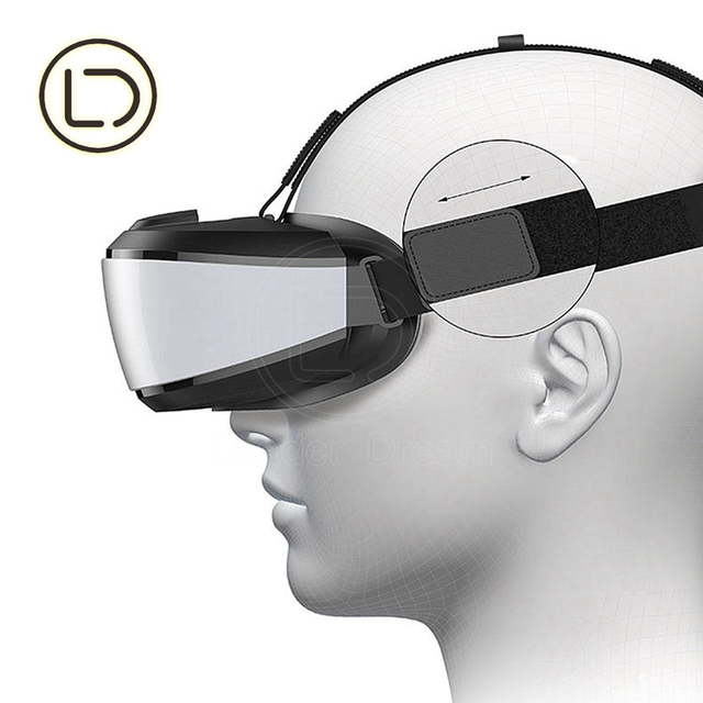 LeaderDream Depoon E3S Good Price VR Headset 4K HD Screen VR DP E3S Guangzhou VR Glasses Virtual Reality 3d with Headset Gaming