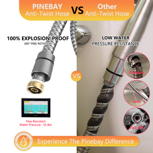PINEBAY, новый современный дизайн, набор пластиковых ручных распылителя для биде, Женский напольный туалет, съемный портативный туалет, Shattaf - Product Image 4