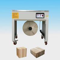 Machine à cerclage de table haute 207 à double moteur semi-automatique pour sangles PP, machine d'emballage de cartons, prix de gros