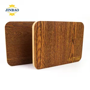 JINBAO Hersteller Großhandels preis 1,22x2,44 m UV-Platte PVC-Holzmaserung wasserdichte 18mm PVC-Schrank platte mit hoher Dichte