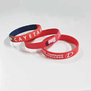 Pulsera de Silicona Delgada con Logotipo Personalizado, Pulsera Personalizada para Material Promocional Electoral - Product Image 2