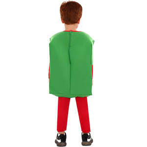 Children's Christmas Gift <b>Box</b> Costume Cosplay Party Outfit Red Green With Bow Kids Size S M L - Product Image 4