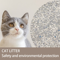 Litière pour chat en boules de bentonite et tofu biodégradable, écologique, 0,5-4 mm, parfumée, 99 % sans poussière, contrôle des odeurs, agglomération rapide