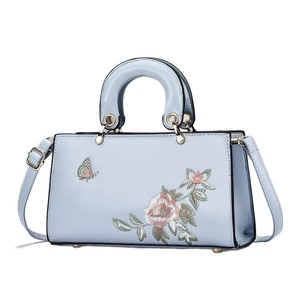 New Arrivals Ladies Fashion PU <b>Leather</b> Shoulder Luxury Bags Women Handbags With Embroidery Bee - Product Image 1