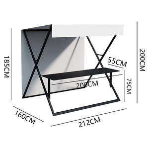 แผงแผงลอยแบบพับได้แบบพกพายอดนิยมสำหรับขายในห้างสรรพสินค้าตลาดกลางคืนและสี่เหลี่ยม - Product Image 4