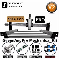 Kit mécanique CNC QueenAnt PRO V2 16mm avec vis à billes grande taille, rail linéaire amélioré, pour machine de gravure CNC de précision