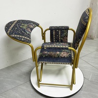 Chaise de prière musulmane pliable en métal de qualité supérieure, portable, pour mosquée et église, mobilier de théâtre moderne, prix d'usine