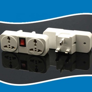 İngiltere 250V 10A soket adaptörü taşınabilir 2 yollu uzatma güç dönüştürücü ile anahtarı K1AE - Product Image 6