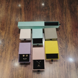 Tùy Chỉnh Xách Tay Pull-out Box Cho Bông Tai Vòng Cổ Nhẫn-Trượt Tông Giấy Ngăn Kéo Dập Nổi Chèn Cho Đồ Trang Sức Lưu Trữ - Product Image 6