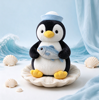 Peluche d'animal de la forêt mignonne et personnalisée : raton laveur, renard, pingouin, corgi, hamster, lapin – Cadeau idéal pour enfants