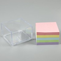 Proveedor de Fábrica al por Mayor, Notas Adhesivas Personalizadas de 75*75 mm, 500 Hojas, Bloc de Notas Colorido, Notas Adhesivas Fáciles de Usar