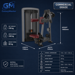 Máquina <span class=keywords><strong>de</strong></span> Gimnasio Comercial para Elevación <span class=keywords><strong>de</strong></span> Hombros y Elevación Lateral, Entrenador <span class=keywords><strong>de</strong></span> Deltoides <span class=keywords><strong>de</strong></span> Alta Resistencia con Estructura <span class=keywords><strong>de</strong></span> Acero Q235 para Entrenamiento <span class=keywords><strong>de</strong></span> Fuerza - Product Image 3