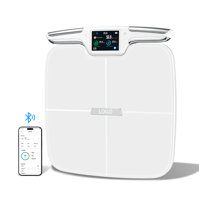 Unique Wifi and Bluetooth Duel Connected BMI Digital 8 Electrodes Scale Smart Body Weight Scale GYM Scale
