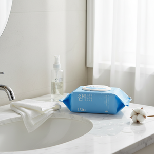 Tissu d'eau vraiment propre de haute qualité à bas prix 150 pièces lingettes démaquillantes à capuchon - Product Image 3