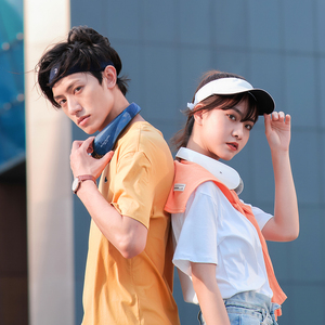 2024 Nhà Máy Bán Buôn Mới Nhất Thể Thao Ngoài Trời Quạt Cầm Tay Mặc USB Làm Mát Không Khí Lưỡi Ít Mini Cá Nhân Cổ Treo Fan - Product Image 4