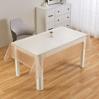 Nappe en PVC transparente à paillettes lourdes RNPT, effet argenté étincelant, imperméable, personnalisable pour fêtes, banquets et dîners