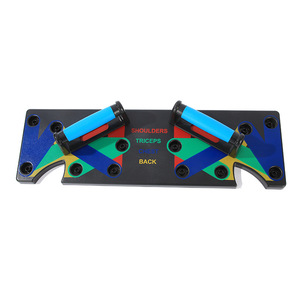 Sistema de entrenamiento corporal multifuncional para gimnasio en casa, barra de flexiones con contador y temporizador, tabla de flexiones ajustable - Product Image 3