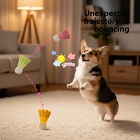 Jouet à mâcher interactif pour chien en caoutchouc de qualité alimentaire, amusant, distributeur de friandises, durable, pour le nettoyage des dents, anti-ennui, entraînement, OEM