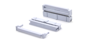 ซ็อกเก็ต IDC ระยะพิทช์ 2.54 มม. 3 ชิ้น พร้อมฝาครอบตรงกลางแบบ Snap-on โค้งมน สีขาวอมเทา 30P - Product Image 4