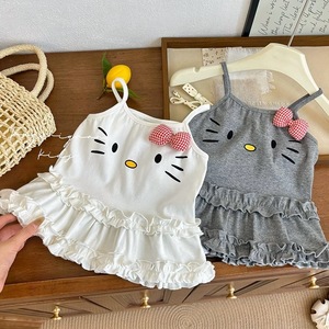 Fashion Kids Wholesale Girls Summer <strong>Dresses</strong> Baby Summer Clothing Newborn Infant Print Sleeveless <strong>Dress</strong> - Product Image 1