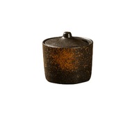 Ensemble de vaisselle créative de restaurant Pot de sel de piment en céramique Boîte d'assaisonnement pour barbecue Pot d'assaisonnement en porcelaine vintage Boîte d'assaisonnement