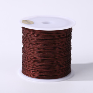 Cordón de Nylon Ecológico de Alta Resistencia de 0.6mm y 100M, Teñido, <span class=keywords><strong>para</strong></span> Joyería, Multicolor, <span class=keywords><strong>para</strong></span> Punto de Cruz, Bordado, Crochet y Tejido - Product Image 4