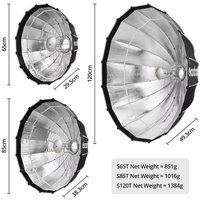 Godox S65T 25.6 "65cm Parapluie Softbox Avec Diffuseur À Dégagement Rapide Compact pour la Photographie Lumière Continue Flash Stroboscopique
