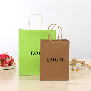 Sacs en papier kraft gaufrés faits à la main, recyclables, bruns, vierges, avec impression numérique et laminage pour promotions classiques - Product Image 3