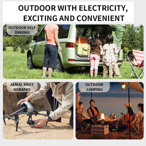 500w 500wh Best <b>Mini</b> Outdoor Portable Rechargeable Battery <b>Solar</b> Power Bank Station With Led Lights 00531 Power Bank Station 005 - Product Image 5