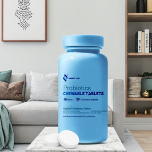 Comprimés à croquer de probiotiques composés favorisant la santé intestinale et l'immunité avec plusieurs souches de bactéries - Product Image 1