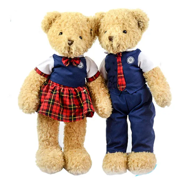 Thời Trang Giá Rẻ Sang Trọng Gấu Bông Quần Áo Bán Buôn Tùy Chỉnh Dễ Thương Nhồi Bông Mềm Toy Plush Boy Teddy Bear