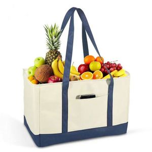 Bolsa de Tela de Algodón Personalizada, Bolsa de Compras Ecológica para Supermercado, Bolsas Reutilizables de Gran Capacidad para Mujer - Product Image 1