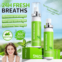 Spray buccal rafraîchissant BIOAQUA OEM ODM, parfum fruité longue durée, spray pour l'hygiène buccale