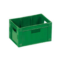 Caisse en plastique robuste KS 310 pour bouteilles, 20 compartiments, empilable, recyclable, fond renforcé, stockage logistique de boissons