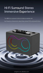 ลำโพงคาราโอเกะพกพาขนาดเล็ก M4411 จัดส่งรวดเร็ว พร้อมไมโครโฟนในตัว ลำโพงไร้สายสำหรับคาราโอเกะที่บ้าน - Product Image 3