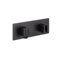 Accessoire de robinet de salle de bain coudé pour douchette en laiton doré brossé pour hôtel