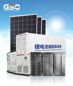 하이브리드 1MWh 배터리 500kw PCS 40ft 컨테이너 에너지 저장 시스템 ESS 솔루션