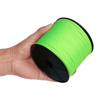 Paracord 4 mm 100 % nylon haute ténacité 9 brins, emballage bobine, cordes 550 lb, 50 mètres/rouleau