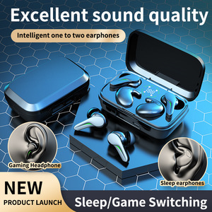 Auriculares inalámbricos Bluetooth TWS 5.0 con cancelación de ruido y carga tipo C para juegos y sueño - Product Image 2