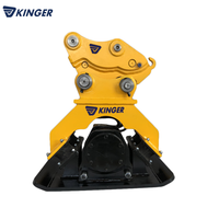 Compacteur hydraulique réversible vibrant pour excavatrice, pour le compactage du béton, du sol et des terrains