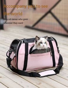 Bolsa de Transporte Plegable para Gatos Pequeños, de Tela Oxford, Tipo Bandolera para Viajes al Aire Libre - Product Image 5