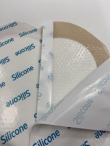 Perawatan luka canggih Sacrum pembalut luka meningkatkan kenyamanan bedah bantalan busa silikon 18x18cm bersertifikat CE - Product Image 2