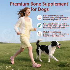 Suppléments pour animaux de compagnie en gros OEM, calcium et phosphore, renforce les os, chiens de grande race, nutrition naturelle en poudre - Product Image 4