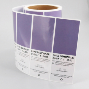 Có thể in vinyl nước bằng chứng nhãn dán nhãn dán có thể tháo rời Nhãn Tròn - Product Image 1