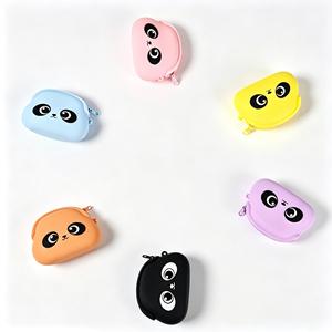 Wallet New <b>Cute</b> Silicone Zero Wallet Cartoon <b>Bear</b> Key Bag Korean Silicone Soft Cotton Coin Bag Wholesale - Product Image 1