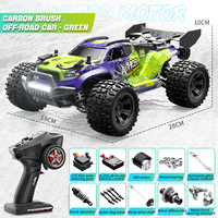 Coupé RC Monster Truck 4x4 à grande vitesse 1/18, moteur à balais, entièrement proportionnel, longue autonomie, tout-terrain, électrique, qualité hobby