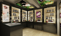 M & S Présentoir cosmétique en bois personnalisé Offre Spéciale Meuble d'armoire Éclairage LED pour affichage en magasin
