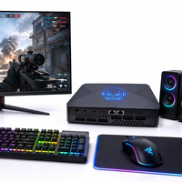 Mini PC de jeu AI avec processeur Core I9-13900HX, RAM DDR5, RJ45 Giga LAN, SSD/HDD, multifonction, Win11/Linux, carte graphique 3060