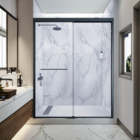 KMRY Stock aux États-Unis SMC Panneaux de Douche Hôteliers Étanche Personnalisables Socle et Murs Panneaux Muraux de Douche Contour de Douche