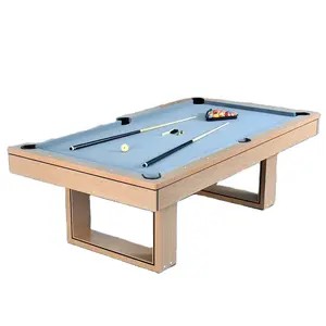 Amerikaanse Stijl Chinese Zwarte Ballen 8ft 9ft Leisteen Top Spel Snooker Zwembad Biljarttafels Massief Houten Frame